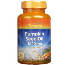 Витамины и БАДы для мужчин Thompson Pumpkin Seed Oil Комплекс с маслом семян тыквы 1000 мг гелевых капсул