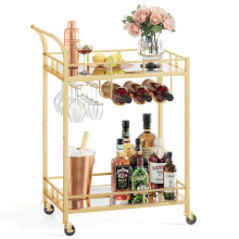 Serving tables and carts