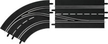 Детские треки и авторалли для мальчиков элемент трека Carrera - Поворот слева со сменой полосы, с внешней на внутреннюю Digital 124/132 2 детали