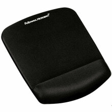 Mat with Wrist Rest Fellowes Black