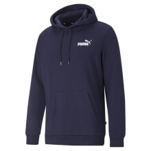 Puma Essentials Small Logo Pullover Hoodie Mens Blue Casual Outerwear 58669006