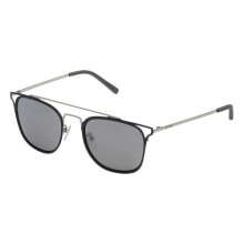 Мужские солнцезащитные очки Мужски очки солнцезащитные квадратные черные  Sting SST13652H70X ( 52 mm)