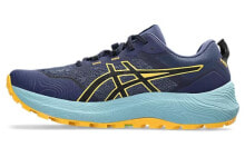 Asics Gel-Trabuco 11 舒适百搭 减震防滑耐磨 低帮 跑步鞋 男款 蓝黄 / Кроссовки Asics Gel-Trabuco 11 1011B605-402