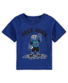 Baby Boys and Girls Blue San Jose Earthquakes Free Hugs Mascot T-shirt купить онлайн