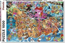 Piatnik Puzzle 1000 Crisp, Różowi Piraci PIATNIK