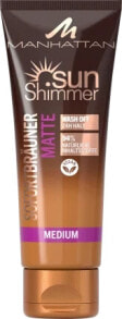 Купить румяна и бронзеры для лица Manhattan Cosmetics: Selbstbräuner Creme Sunshimmer Medium Matte, 125 ml