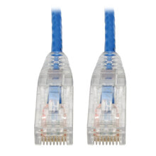 Tripp Lite N201-S8N-BL сетевой кабель Синий 0,2 m Cat6 U/UTP (UTP)