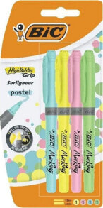 Bic PASTEL HIGHLIGHTERS 4 PIECES MIX BIC 964859