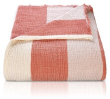 Купить пледы и покрывала BOHORIA: Kuscheldecke Linea Peach