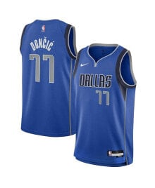 Nike big Boys Luka Doncic Blue Dallas Mavericks Swingman Jersey - Icon Edition