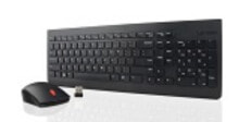 Комплекты из игровых клавиатуры и мыши Lenovo 4X30M39467 клавиатура Датский Черный