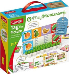 Купить развивающие и обучающие игрушки Quercetti: Quercetti Montessori Tablica z Obrazkami