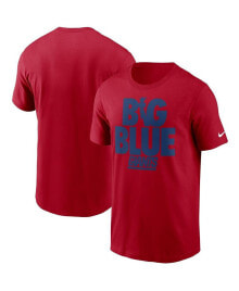 Nike men's Red New York Giants Hometown Collection Big Blue T-shirt