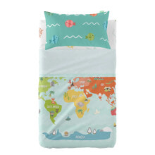 Купить постельное белье для малышей Happynois: Детское постельное белье Happynois "Карта мира"