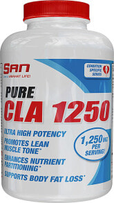 Жиросжигатели san Pure CLA Ультра чистая CLA - конъюгированная линолевая кислота из сафлорового масла 125 мг 180 гелевых капсул