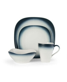 Swirl Square 4 Piece Place Setting, Service for 1