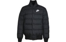 Nike 保暖运动羽绒服 冬季 男款 黑色 / Пуховик Nike Down_Jacket 928820-010