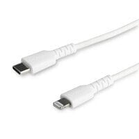 6 foot (2m) Durable White USB-C to Lightning Cable - Heavy Duty Rugged Aramid Fiber USB Type A to Lightning Charger/Sync Power Cord - Apple MFi Certified iPad/iPhone 12 - White - USB C - Lightning - 2 m - Male - Male