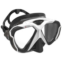 Masks and snorkels for scuba diving