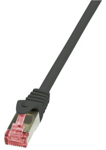Кабели и разъемы для аудио- и видеотехники LogiLink Cat.6 S/FTP, 1.5m сетевой кабель 1,5 m Cat6 S/FTP (S-STP) Черный CQ2043S