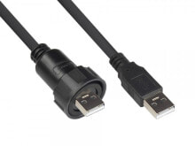 Alcasa IC04-U201 USB кабель 1 m USB 2.0 USB A Черный