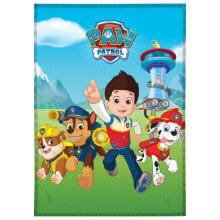 Blanket The Paw Patrol Funday 100 x 140 cm Blue Red Polyester