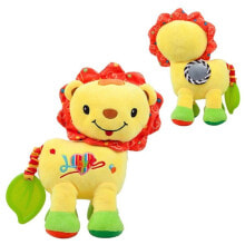 Мягкие игрушки для девочек Мягкая игрушка "Лев" с прорезывателями - Nenikos - Возраст: от 3 месяцев.