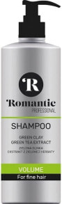 Forte Sweden Romantic Professional Volume Shampoo Придающий объем шампунь с зеленой глиной и экстрактом зеленого чая для тонких волос  850 мл