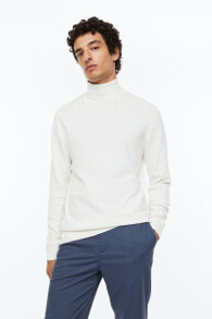 Мужские водолазки slim Fit Fine-knit Turtleneck Sweater