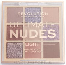 Lidschattenpalette - Makeup Revolution Ultimate Nudes Eyeshadow Palette