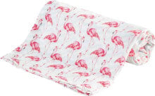 Детские пеленки и клеенки для малышей bocioland Bamboo diaper 30x30 cm Flamingos Bocioland