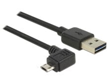 DeLOCK 83847 USB кабель 0,5 m 2.0 USB A Micro-USB B Черный
