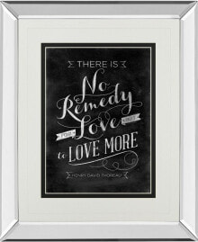 Classy Art no Remedy by SD Graphic Mirror Framed Print Wall Art, 34