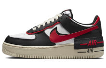 Nike Air Force 1 Low Shadow 防滑减震耐磨 低帮 板鞋 女款 黑白红 / Кроссовки Nike Air Force 1 Low Shadow DR7883-102