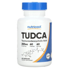 Nutricost, TUDCA, 500 мг, 30 капсул