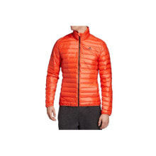 Мужская куртка спортивная оранжевая без капюшона Adidas Varilite Jacket M DZ1392