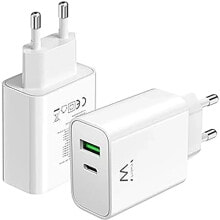 EWENT EW1325 USB-A and USB-C wall charger