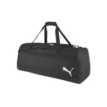 Мужские спортивные сумки Мужская спортивная сумка черная текстильная большая для тренировки с ручками через плечо Puma Teamgoal