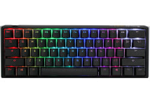 Клавиатуры ducky One 3 Classic Black/White Mini Gaming Tastatur RGB LED - MX-Brown