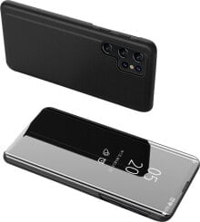 Hurtel Etui Clear View Case do Samsung S24 Ultra z klapką - czarne