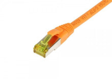 Кабели и разъемы для аудио- и видеотехники patchkabel RJ45 CAT6A 500Mhz 3m orange S-STP S/FTP TPE/LSZH Ultraflex AWG26 - Network - CAT 7 cable/RJ45 plug