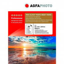 Купить фотоаппараты моментальной печати Agfa: AGFA Professional High Gloss A4 20 Sheets photo paper