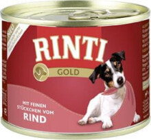 Купить влажные корма для собак Rinti: Rinti Rinti Gold puszka Wołowina - 185g