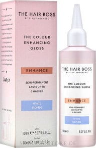 Farbintensivierende Behandlung für helles Haar - The Hair Boss Colour Enhancing Gloss White Blond