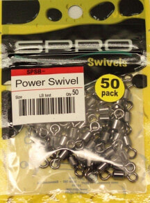 Swivels, clasps, wind-up rings for fishing