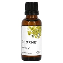 Витамин D Thorne, витамин D в жидкой форме, 30 мл (1 жидк. унция)