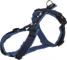 Trixie Trekking Harness Premium, S – M: 44–53 cm / 20 mm, Indigo / Royal Blue