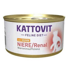 KATTOVIT Feline Diet Niere/Renal Chicken wet food for cat 85g