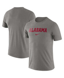 Nike men's Heather Gray Alabama Crimson Tide Team Issue Velocity Performance T-shirt