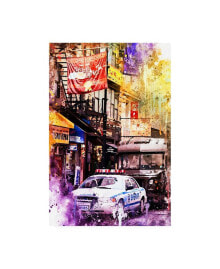 Trademark Global philippe Hugonnard NYC Watercolor Collection - Sheriff Canvas Art - 19.5